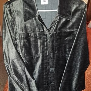 Cabi Sunday Topper Velvet Jacket.